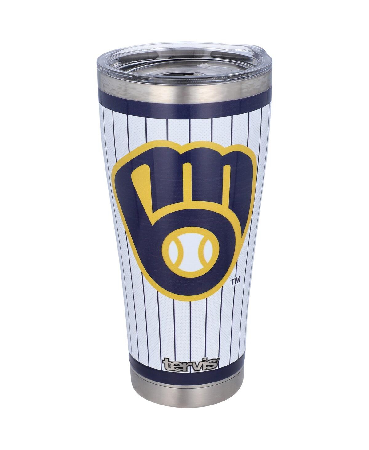 Tervis Tumbler Milwaukee Brewers 30 oz Pinstripes Stainless Steel Tumbler In Multi