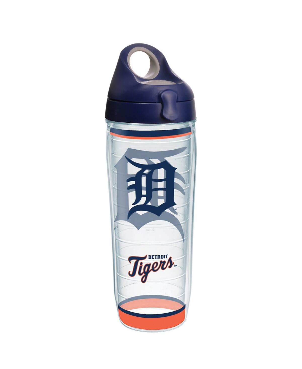 Tervis Tumbler Detroit Tigers 24 oz Tradition Classic Water Bottle In Clear,navy