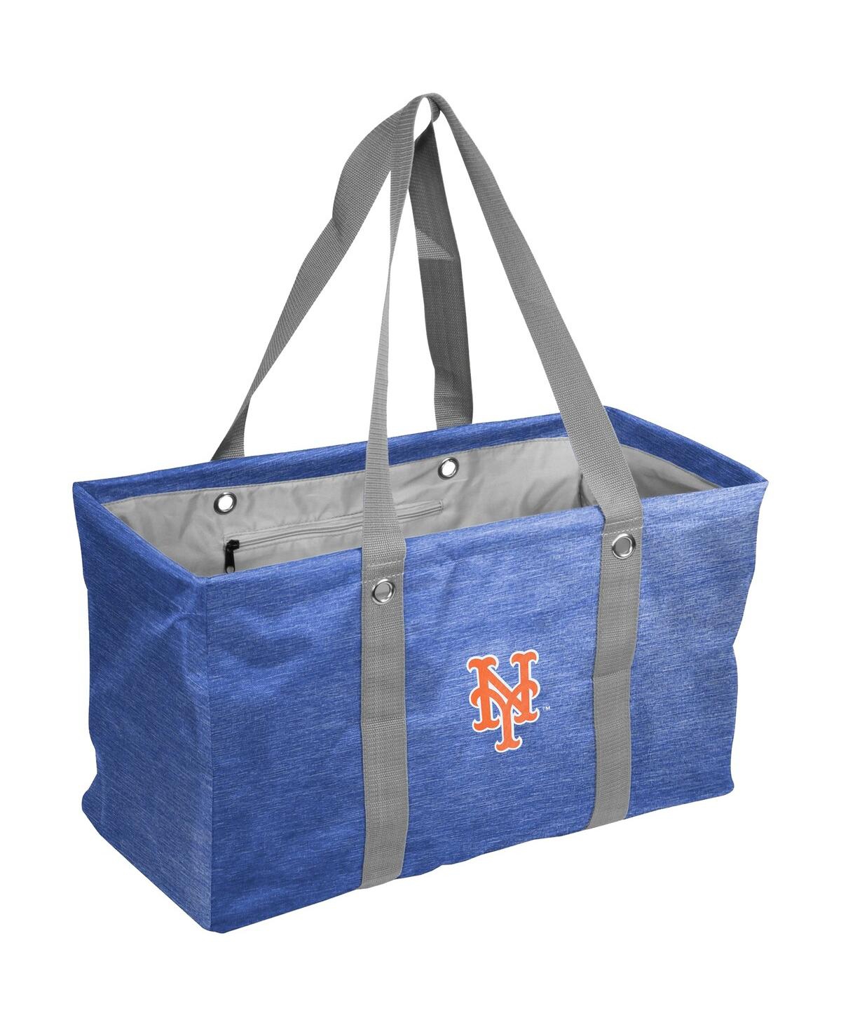 Shop Logo Brands Men's And Women's New York Mets Crosshatch Picnic Caddy Tote Bag In Royal
