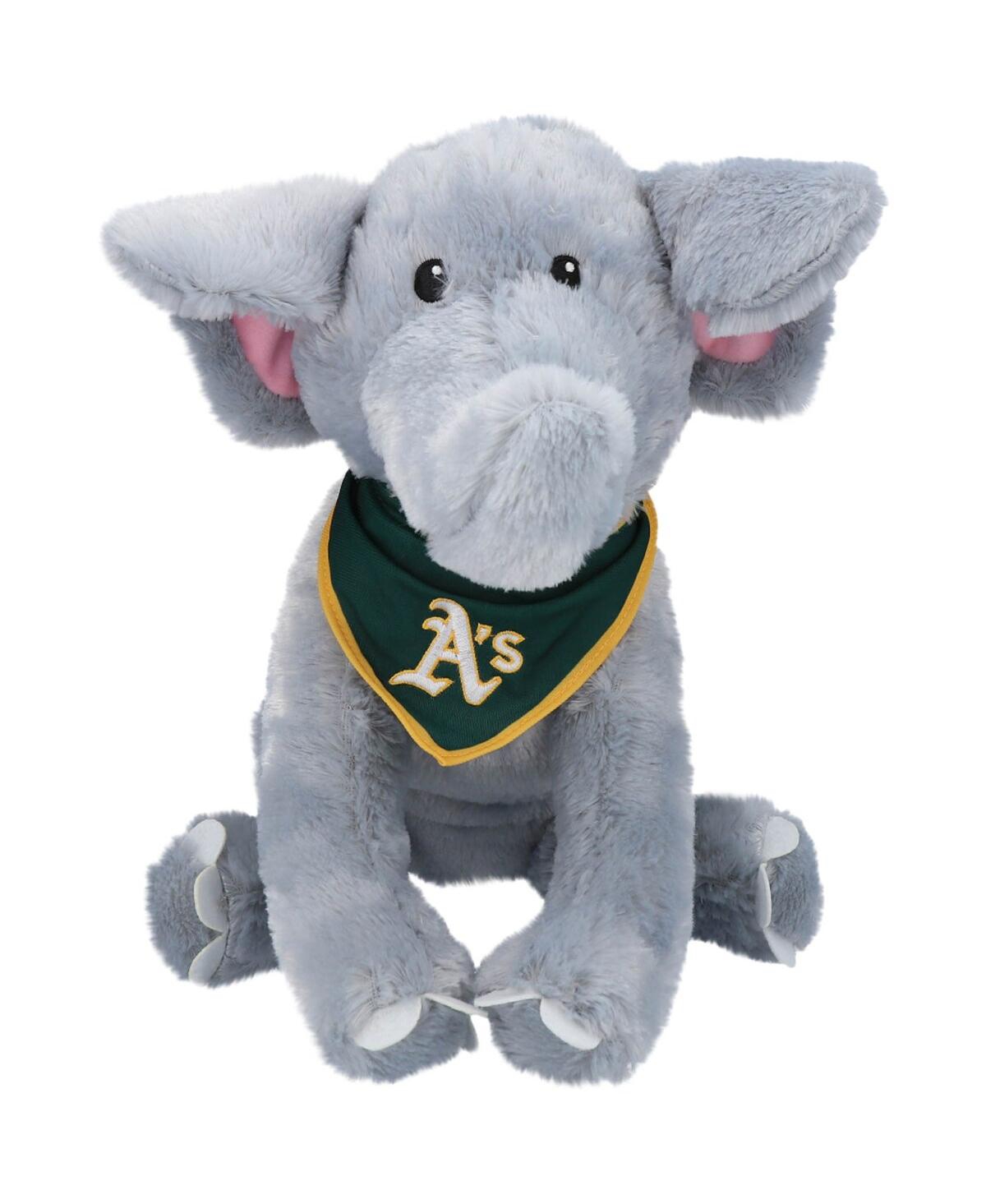 Foco Kids' Oakland Athletics 11.5'' Bandana Plush Elephant In Gray
