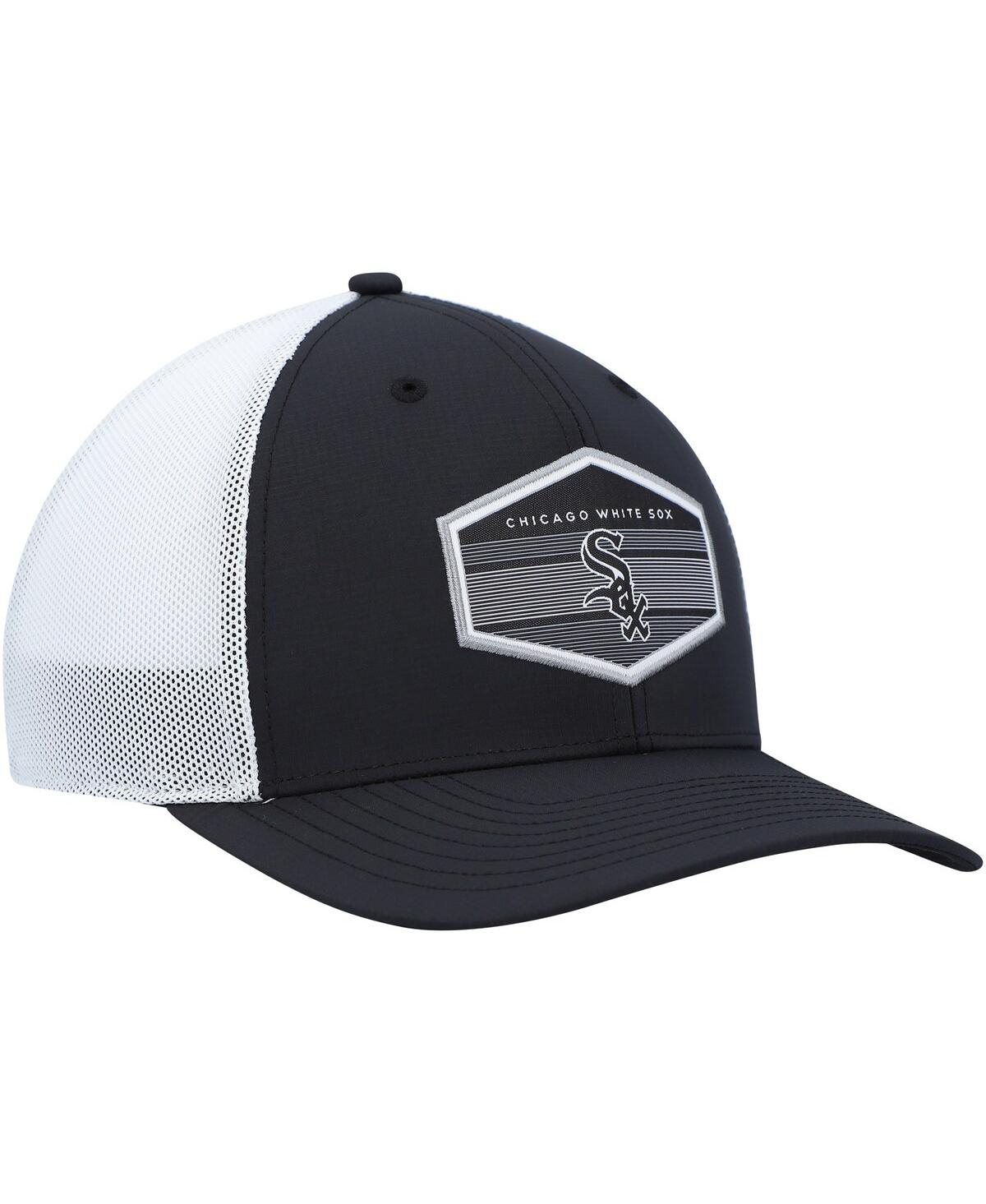 47 Brand Men's ' Black, White Chicago White Sox Spring Training Burgess Trucker Snapback Hat In Black,white