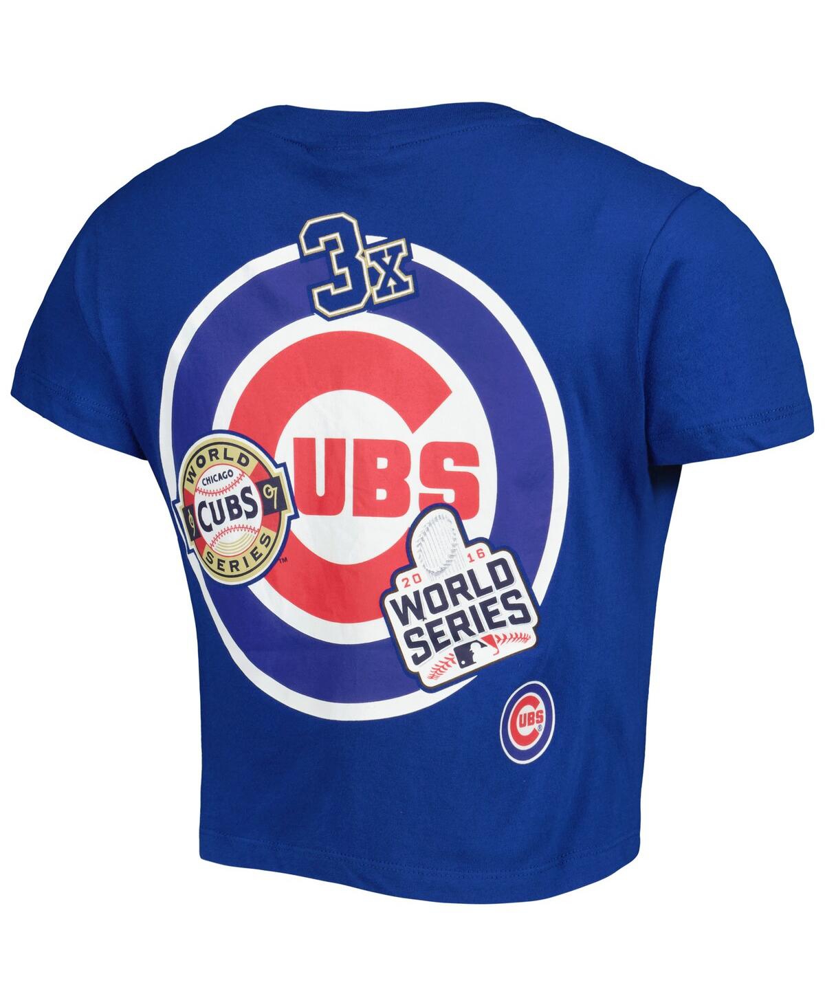 Shop New Era Women's  Blue Chicago Cubs Historic Champs T-shirt