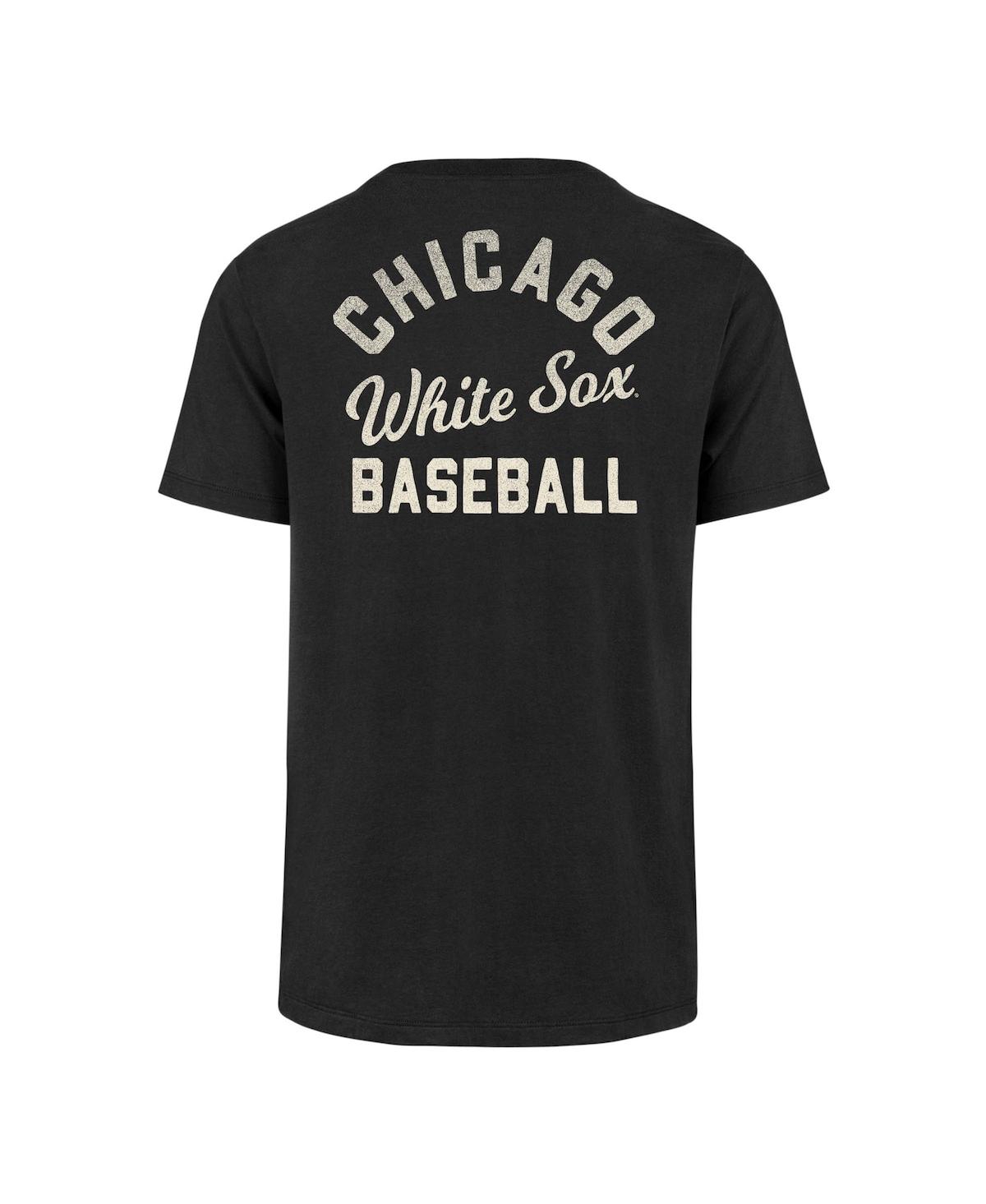 Shop 47 Brand Men's ' Black Chicago White Sox Turn Back Franklin T-shirt