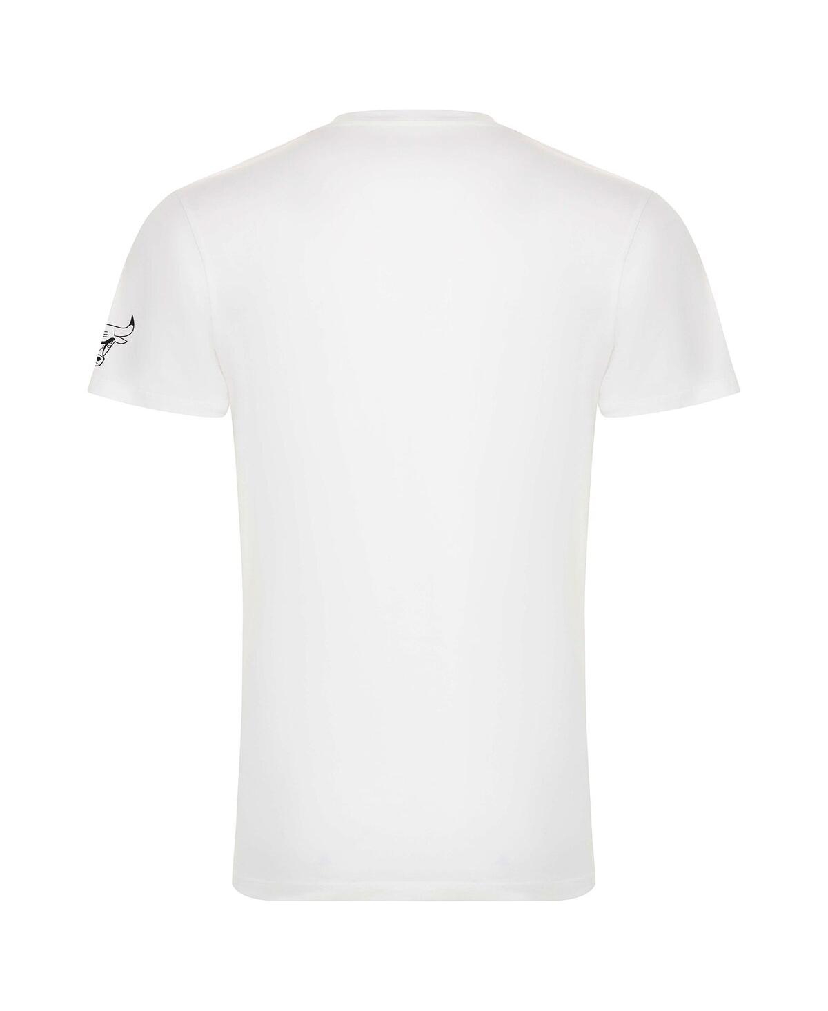 Sportiqe Men's And Women's  White Chicago Bulls 1966 Collection Bingham T-shirt In White