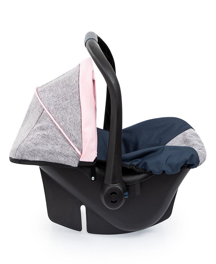 Seggiolino Auto Per Bambole Bayer Design EasyGo - Blu, Per Bambole Fino A 46 Cm, Con Cinture Di Sicurezza E Tettuccio