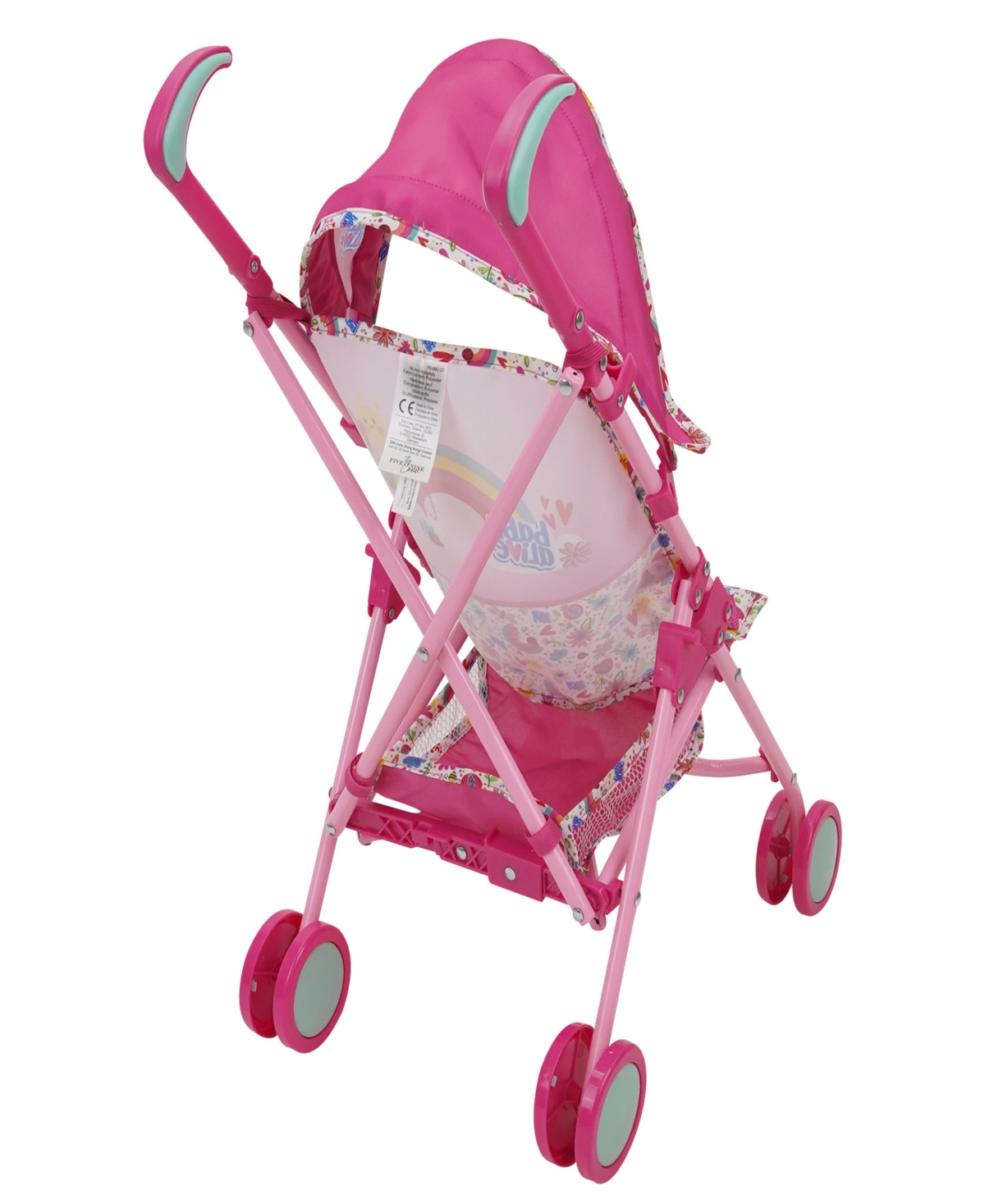 Shop Baby Alive Pink Rainbow Doll Stroller In Multi
