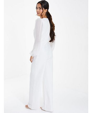 White jumpsuit quiz store
