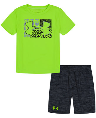 Under Armour Little Boys Deconstruct Logo T-shirt and Shorts Set - Macy's