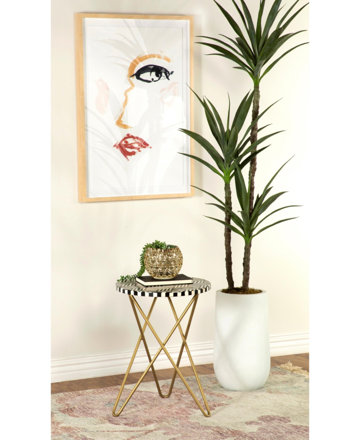 Coaster Home Furnishings Round Accent Table With Hairpin Legs