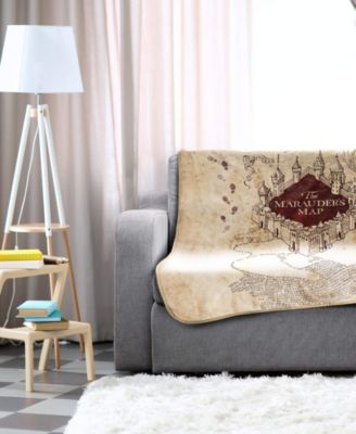 Marauders Map Silk Touch Throw, 70" x 50"