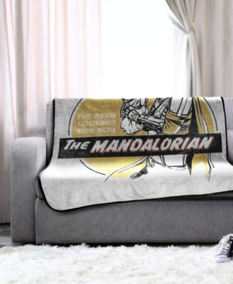Beddensprei van zachte katoen voor eenpersoonsbed 130x160 cm - khaki