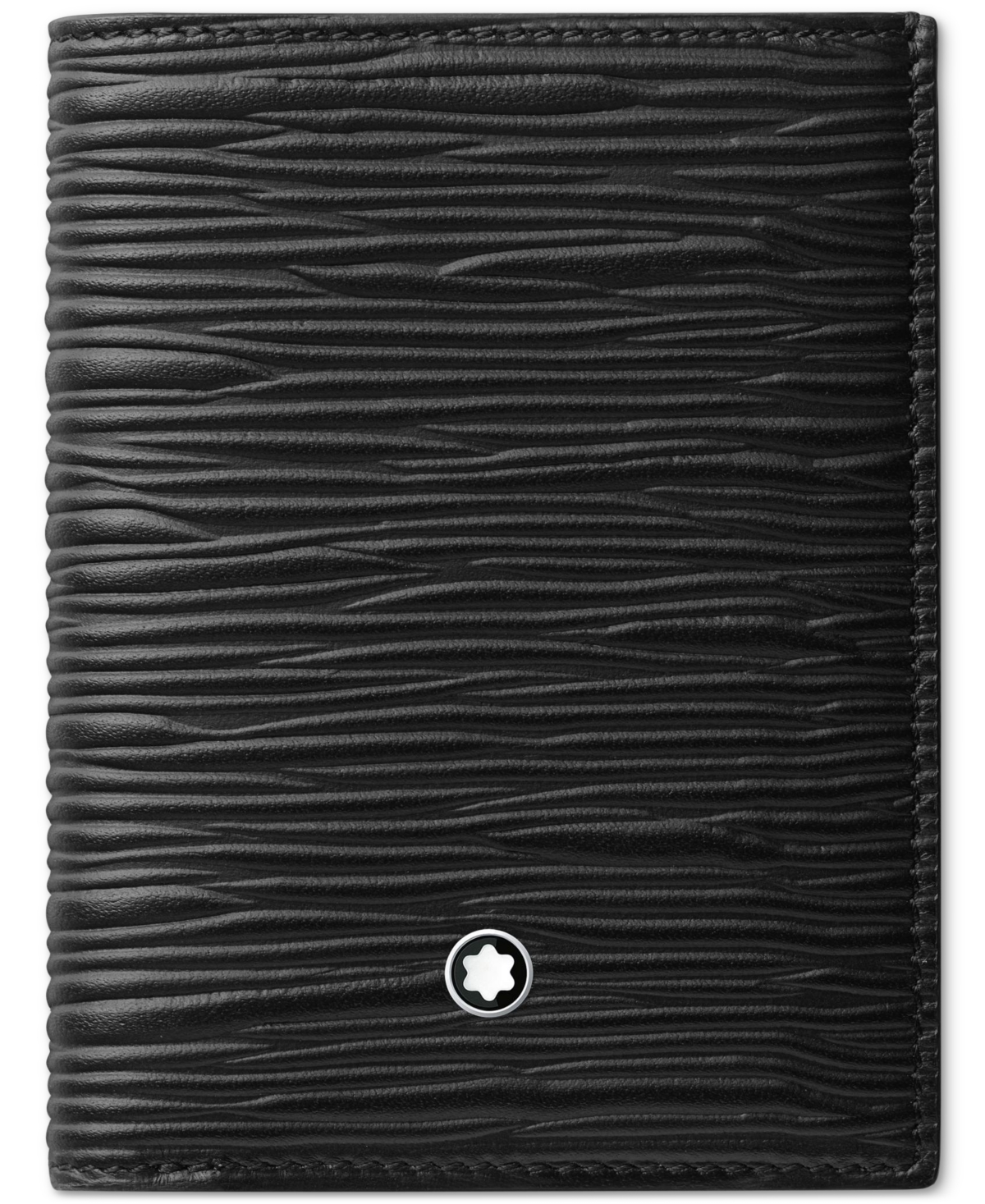 Shop Montblanc Meisterstuck 4810 Leather Mini Wallet In Black