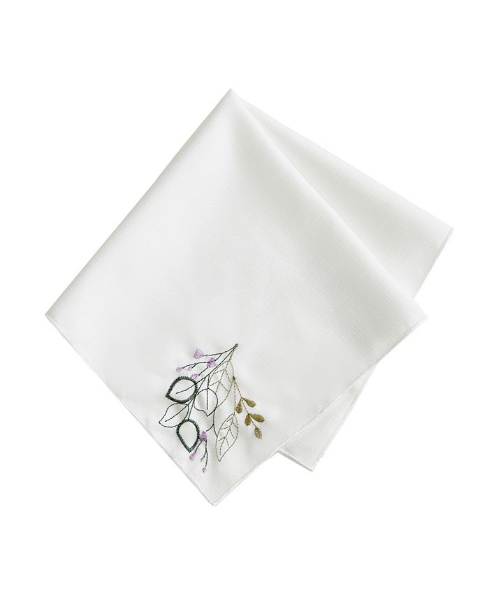 Elrene Ashland Eucalyptus Cutwork Napkins, Set of 4 Macy's