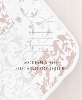 Scrolled Patchwork Reversible 3-Pc. Lightweight Quilt Set, Full/Queen