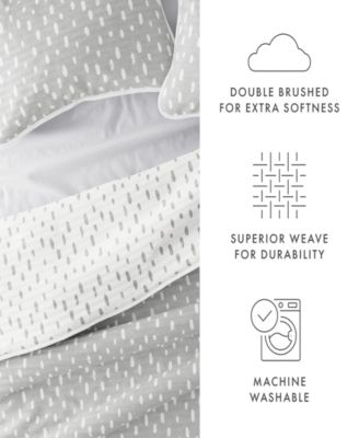 Painted Dots Reversible 3-Pc. Lightweight Quilt Set, Full/Queen