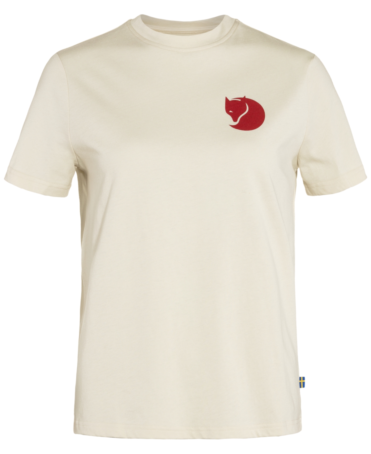 Fjall Raven Women's Fox Logo Crewneck Short-sleeve T-shirt In White