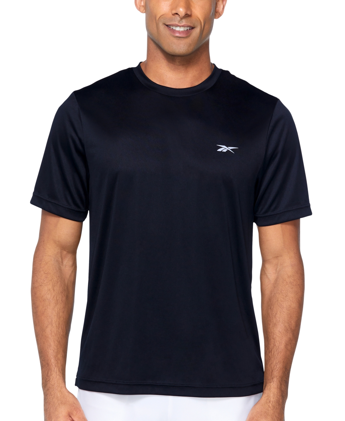 Reebok Men's Short-sleeve Swim Shirt In Black
