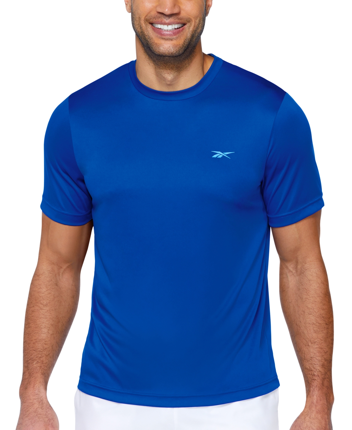 Reebok Men's Short-sleeve Swim Shirt In Blue