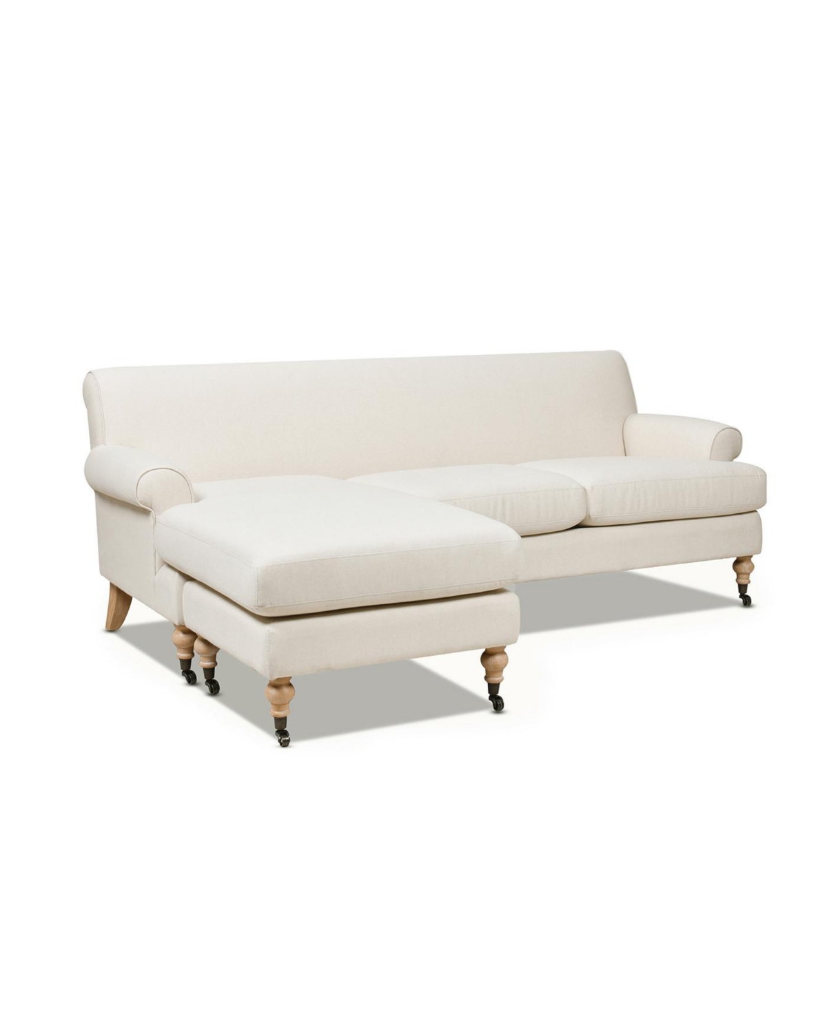 Jennifer Taylor Home Alana 91" L-shape Reversible Sectional Sofa In Light Beige