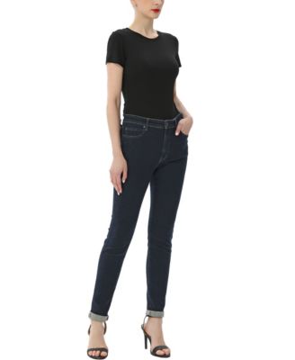 Women's Crew Neck Basic Bodysuit Top