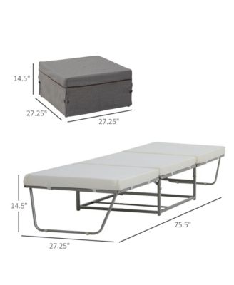 Convertible Ottoman, Guest Sleeper Bed,