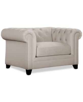 Kallison 52 Fabric Arm Chair, Created for Macy's