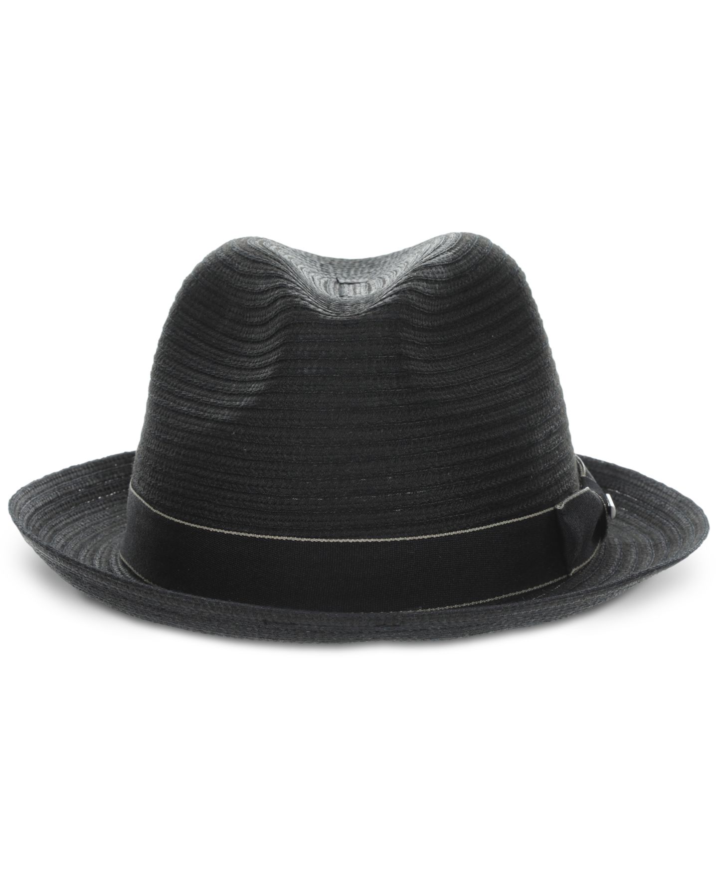 Мужской головной убор Scala Dorfman Pacific Braided Fedora Hat, цвет: Чёрный — фото 1