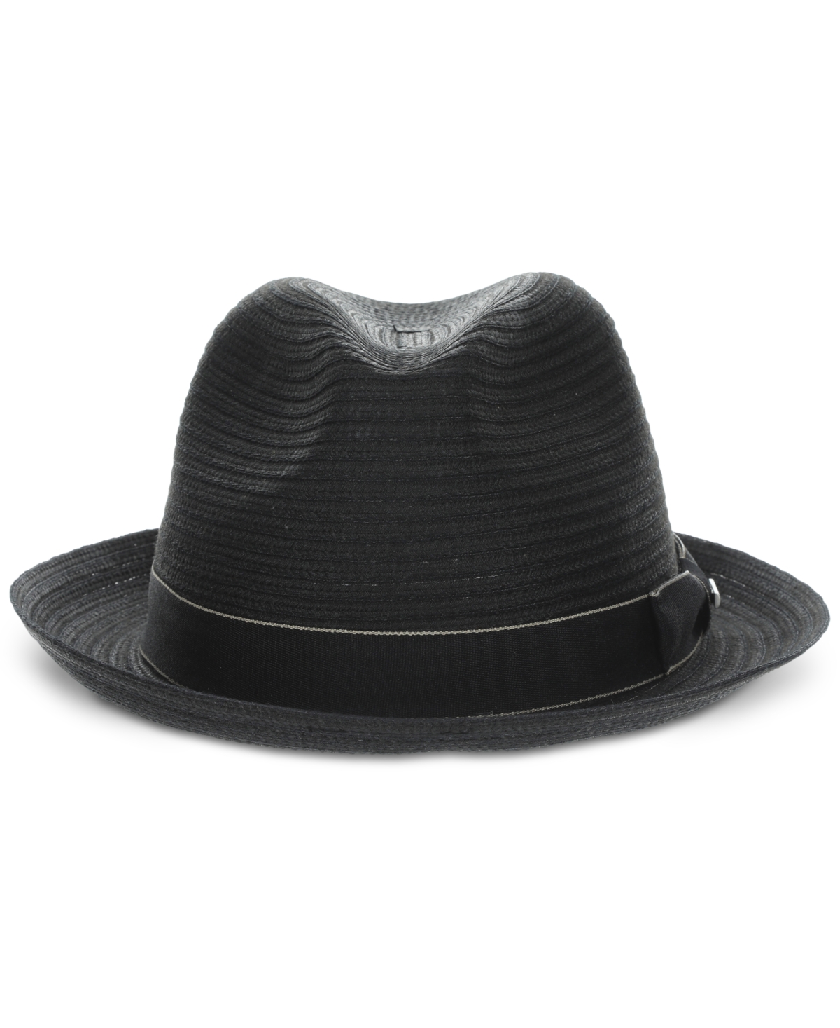 Dorfman Pacific Men's Braided Fedora Hat - Black