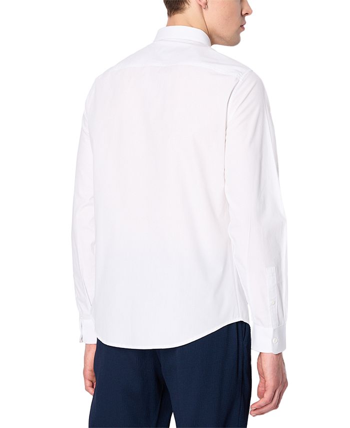 A|X Armani Exchange Men's Colorblocked Logo-Print Button-Down Shirt ...