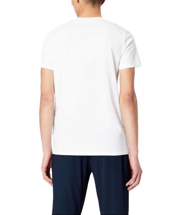 A|X Armani Exchange Men's Slim-Fit Floral Box Logo Graphic T-Shirt - Macy's