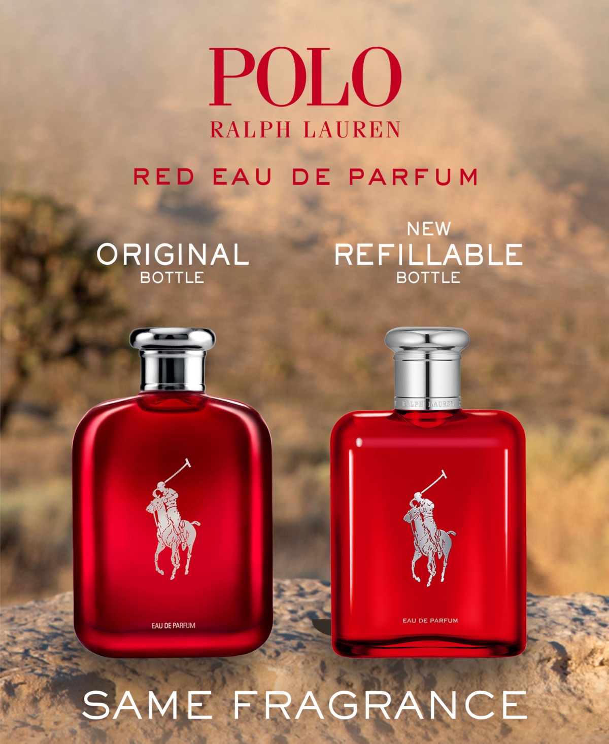 Shop Ralph Lauren Men's Polo Red Eau De Parfum Spray, 4.2-oz. In No Color