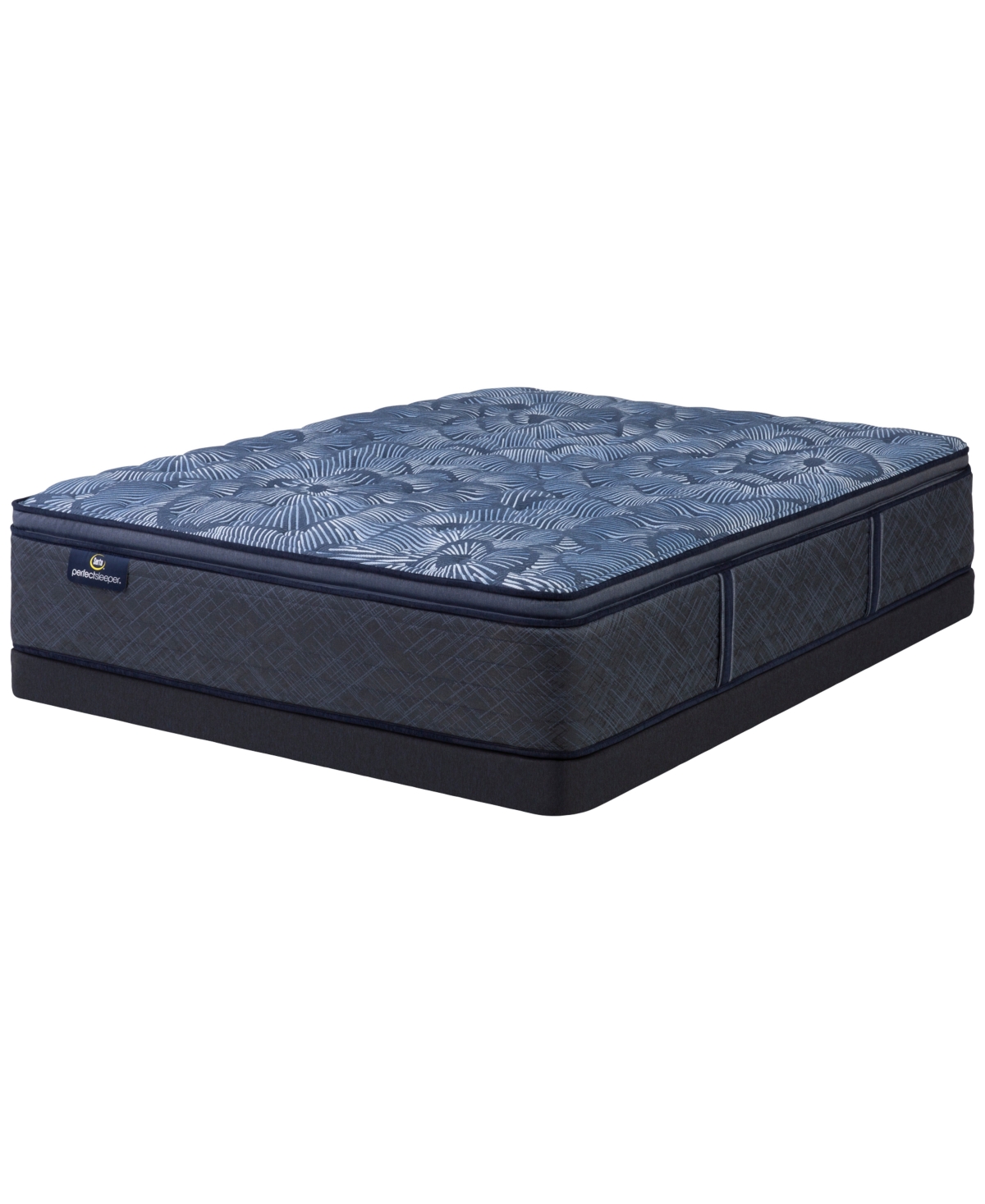 Serta Perfect Sleeper Euphoric Nights 14" Firm Hybrid Mattress Set, Queen Split In No Color