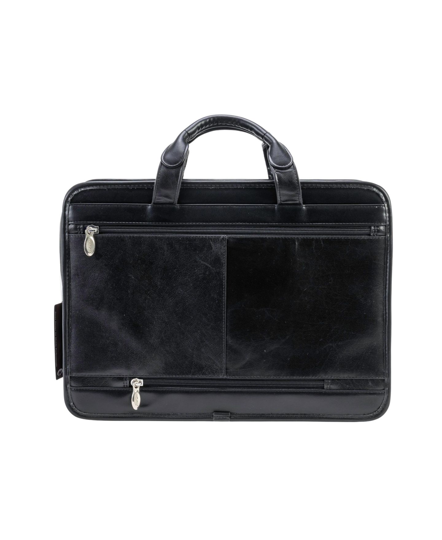 Сумка McKlein Elston Checkpoint-Friendly Double Compartment Laptop Briefcase, цвет: Чёрный — фото 12