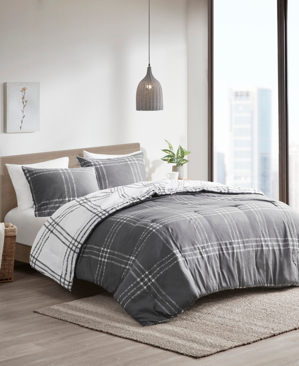 Intelligent Design Pike Plaid Reversible Comforter Set, Twin/twin Xl In Multi