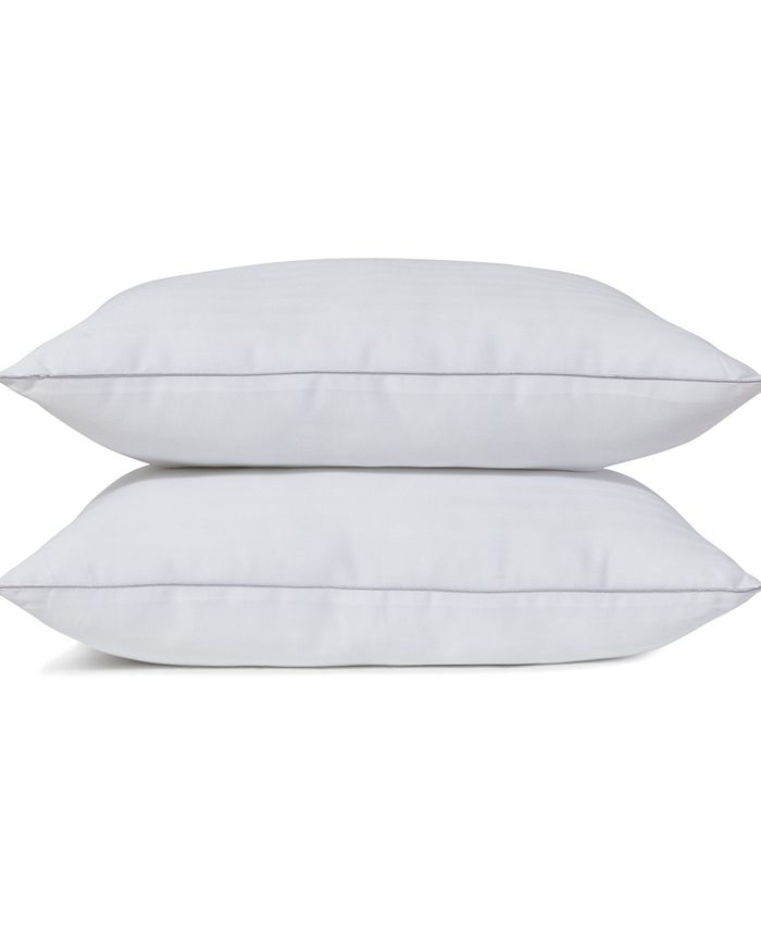 DKNY Herringbone Cotton 2 Piece Pillow Set, Standard/Queen Macy's
