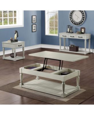 Steve Silver Hemingway 50" Lift Top Wooden Farmhouse Coffee Table