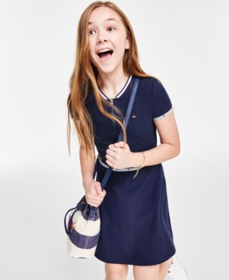 Big Girls Quarter Zip Dress