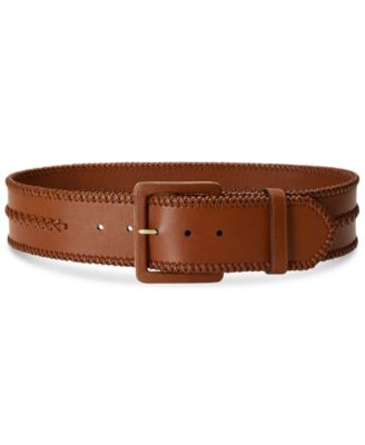 Lauren Ralph Lauren - Women's Whipstitched Wide Leather Belt