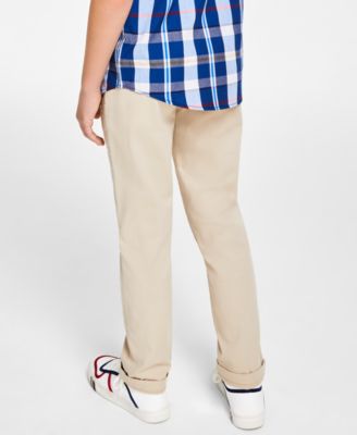 Toddler and Little Boys Flat-Front Stretch Chino Pants