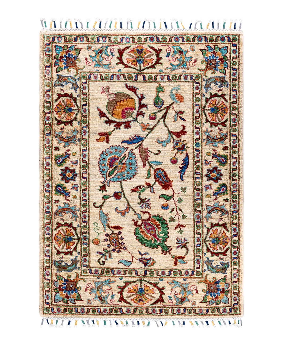 Adorn Hand Woven Rugs Serapi M1982 10' x 13'8in Area Rug - Mist