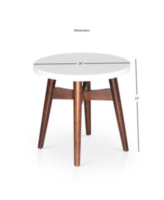Steve Silver Serena 24" Laminate and Wood End Table