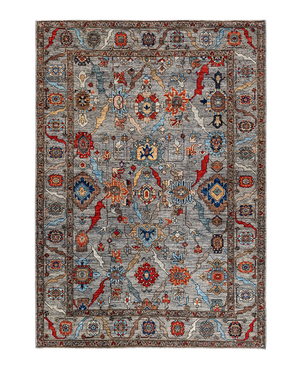 Adorn Hand Woven Rugs Serapi M1982 3' x 4'10in Area Rug - Orange