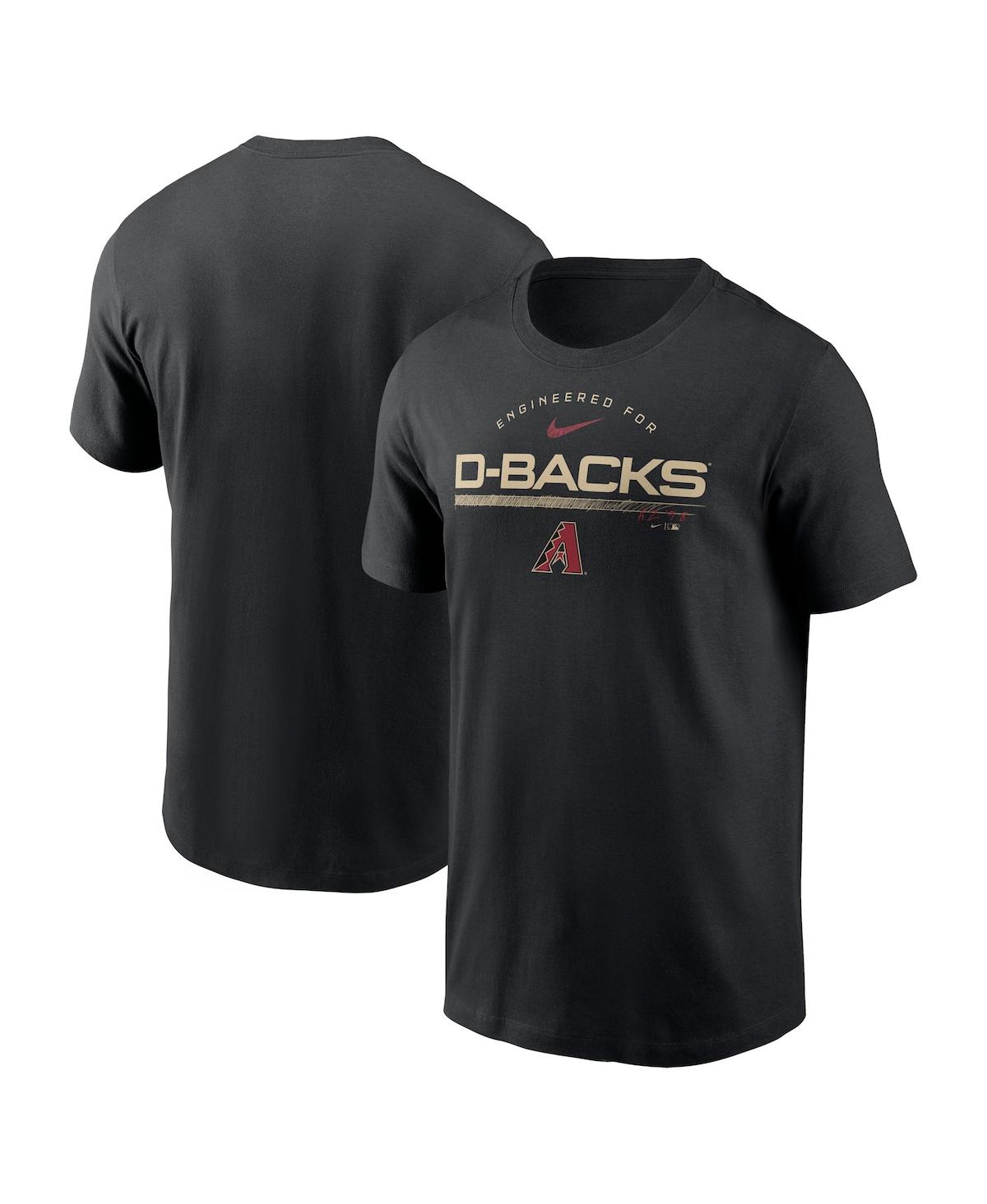 Shop Nike Men's  Black Arizona Diamondbacks Team Engineered Performance T-shirt