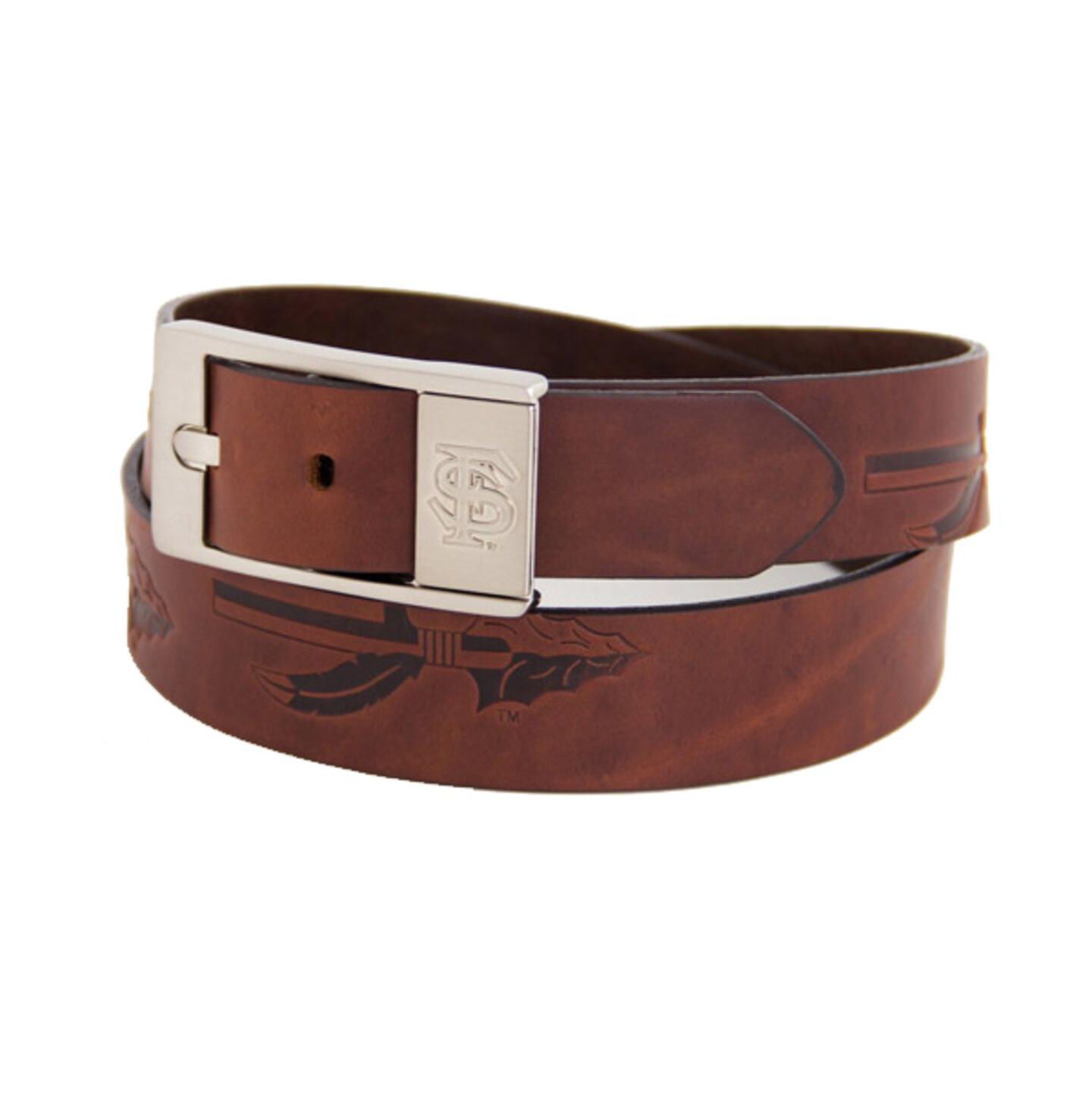 Мужской ремень Eagles Wings Florida State Seminoles (FSU) Brandish Leather Belt - Brown — фото 1