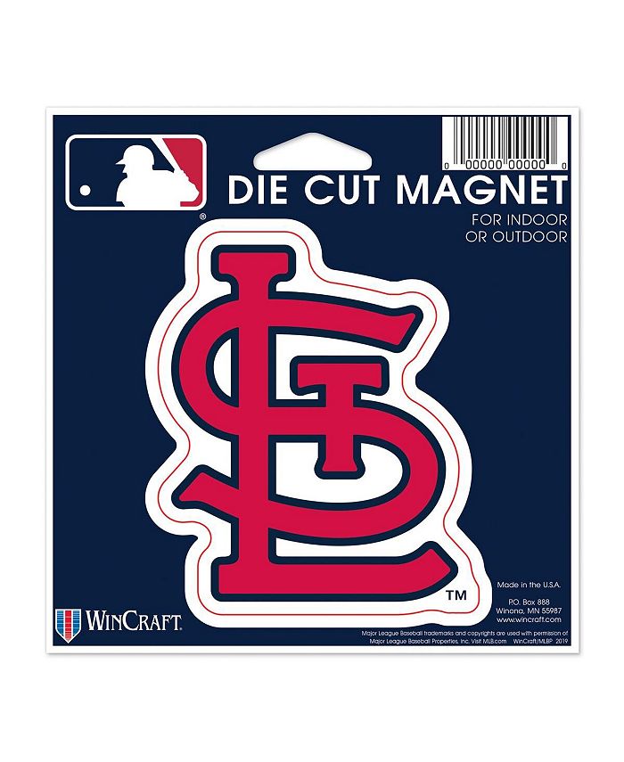 Saint Louis Cardinals Classic StL Logo Type MLB Baseball Die-Cut