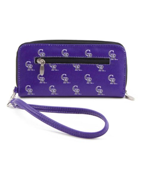 Eagles Wings Colorado Rockies Zip-Around Wristlet Wallet