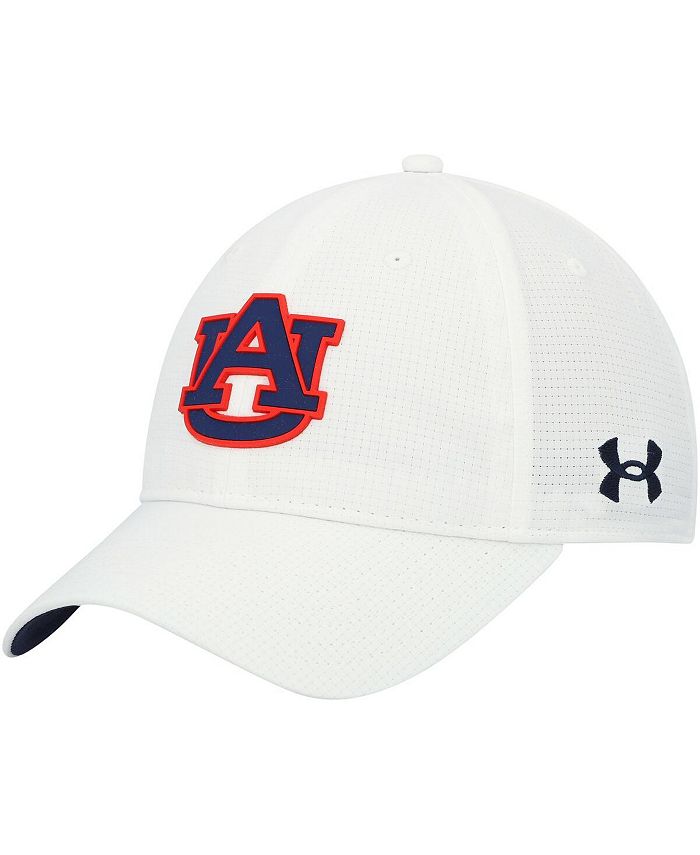 Under Armour Men's White Auburn Tigers Airvent Performance Adjustable