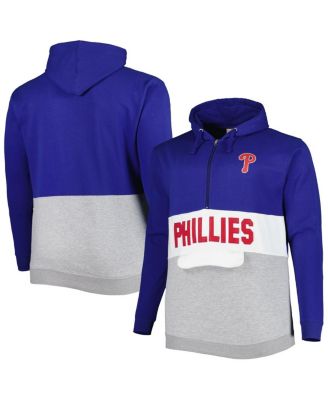 Profile Men's Royal and White Philadelphia Phillies Big and Tall Fleece ...