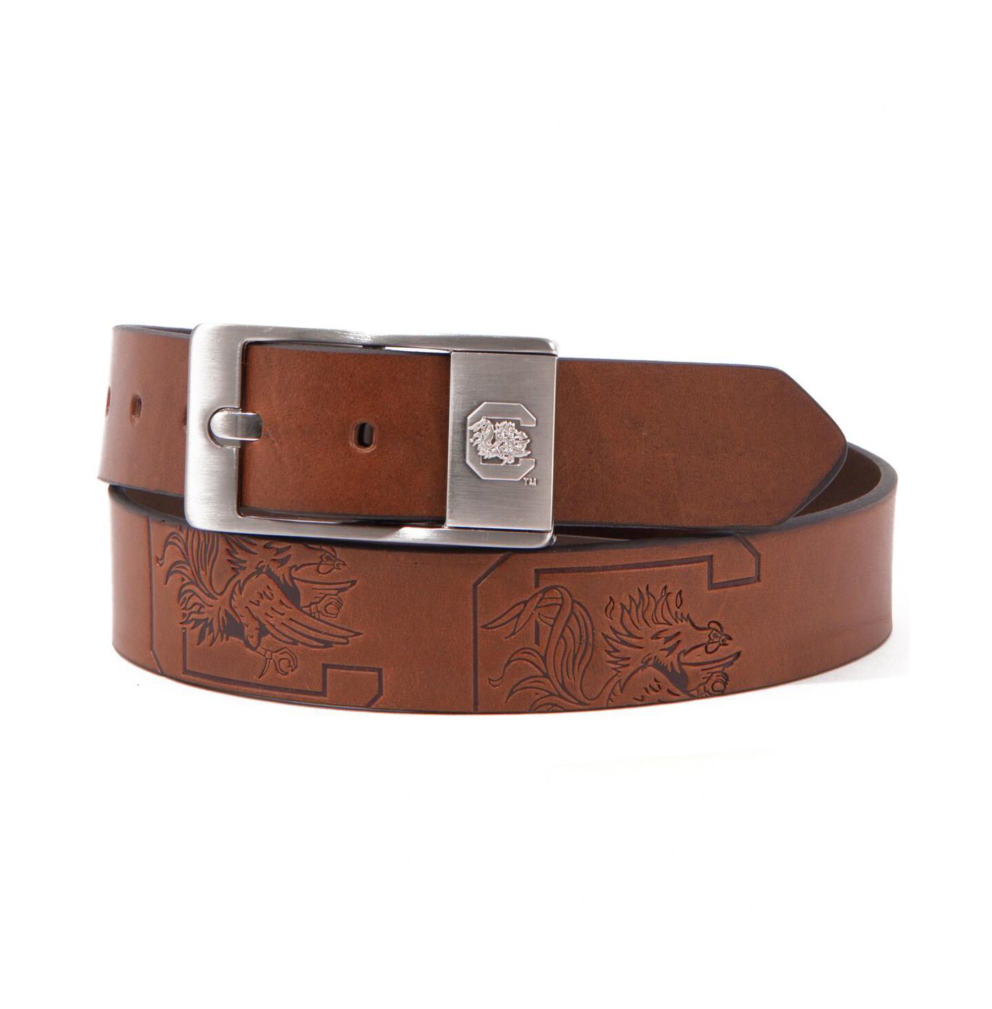 Мужской ремень Eagles Wings South Carolina Gamecocks Brandish Leather Belt - Brown — фото 1