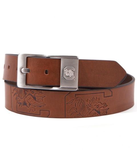 Мужской ремень Eagles Wings South Carolina Gamecocks Brandish Leather Belt - Brown